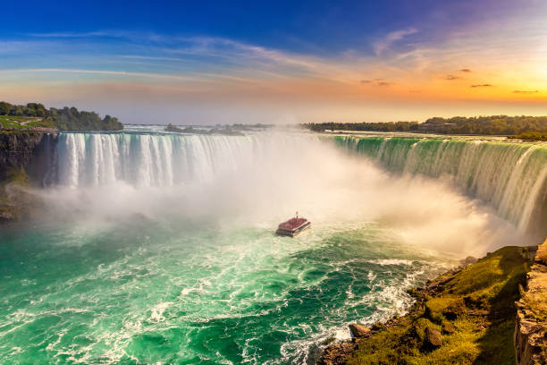 Niagara Falls, Horseshoe Falls stock photo