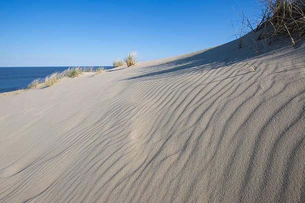 Nida, Klaipeda, Lithuania, dune, desert, sand, Kurshskaya stock photo