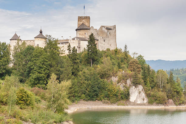 Niedzica castle - Poland. stock photo