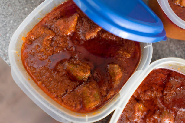 Nigerian Pepper Tomato Stew stock photo