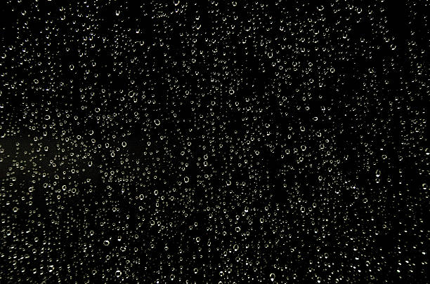 Night Rain Shower stock photo