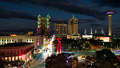 istock Night time over eastern San Antonio tx 1352789498