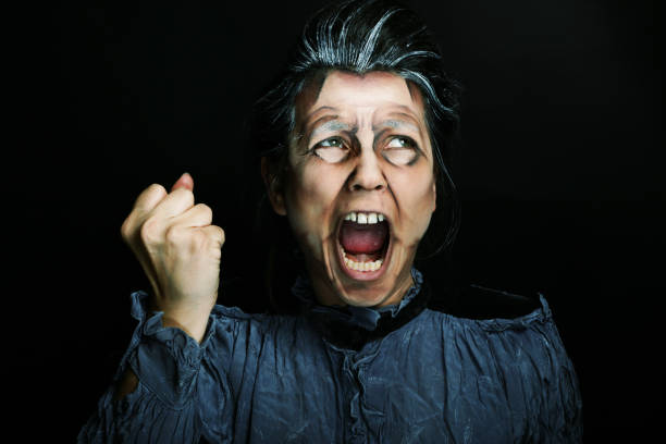Nightmare  ugly old women stock pictures, royalty-free photos & images