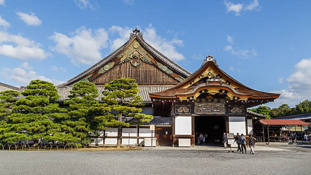 Ninomaru Palace at Nijo Castle in Kyoto, Japan stock photo
