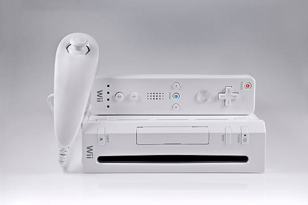Nintendo Wii game system stock photo