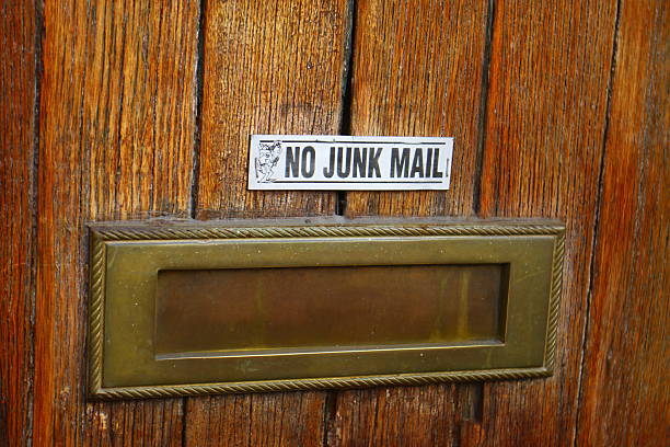 No junk mail stock photo