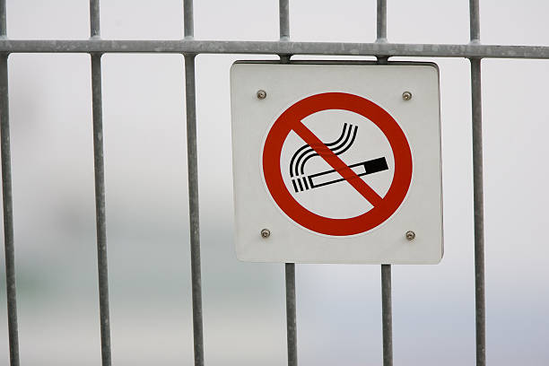 No smoking sign stock photo