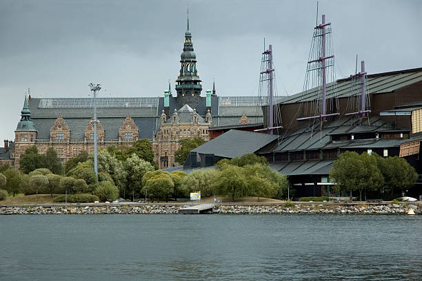 nordische und das vasa-museum in stockholm - vasa museum stock-fotos und bilder