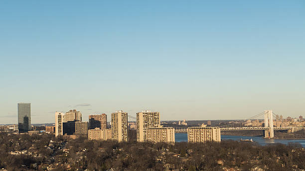 Northern New Jersey View from Cliffside Park stock photo