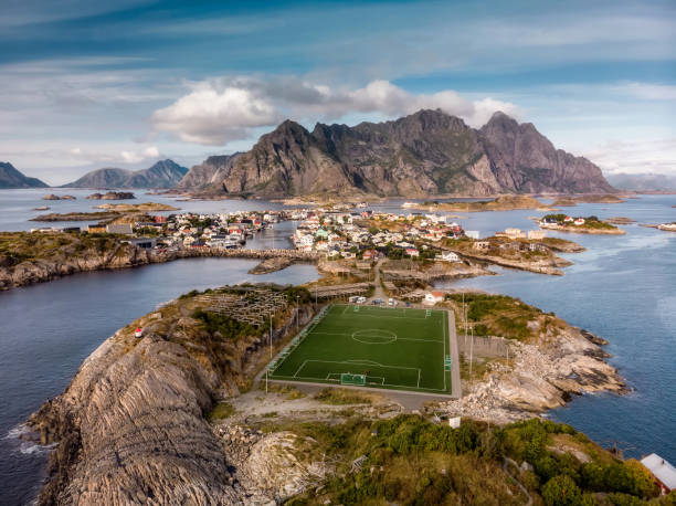 Norway amazing nature stock photo