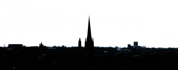 Norwich City Centre Skyline stock photo