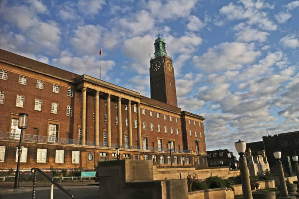 Norwich City Hall England stock photo