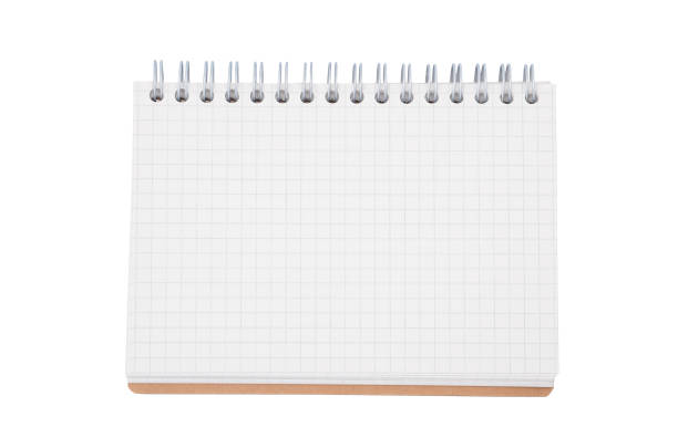 Notepad with binder stock photo