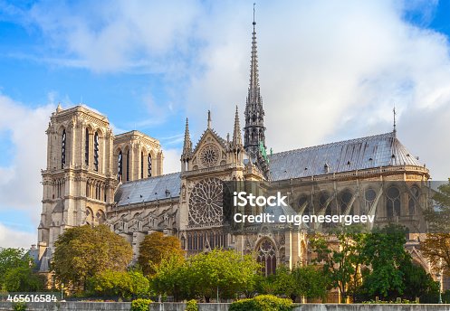 istock Notre Dame de Paris cathedral, France 465616584