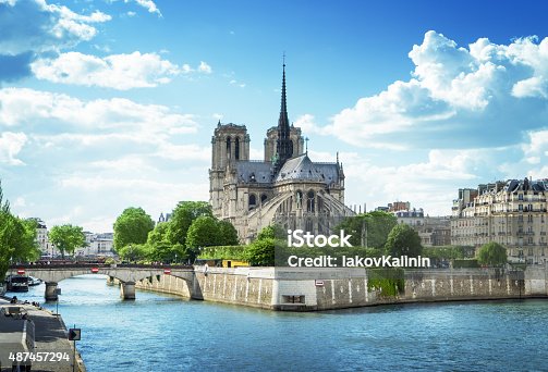 istock Notre Dame de Paris, France 487457294