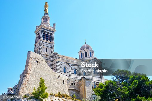 istock Notre-Dame de la Garde in Marseille 1368537975