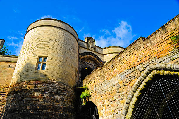 Nottingham castle stock photo