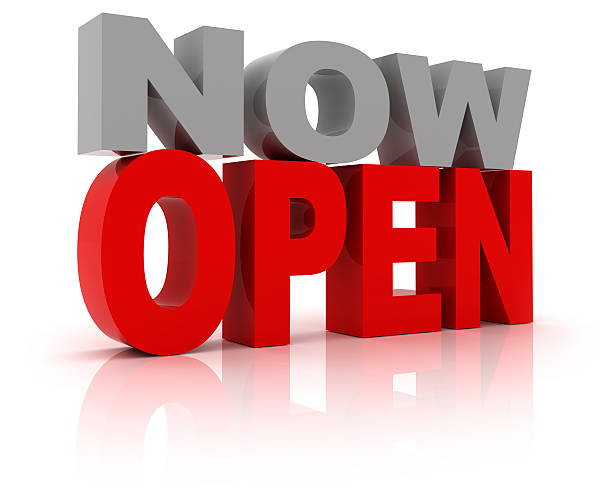 Now Open Sign Stock Photos, Pictures & Royalty-Free Images - iStock