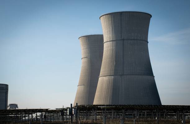 kärnkraftverk - rancho seco - nuclear power plants bildbanksfoton och bilder