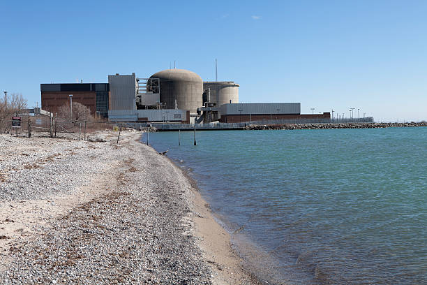 Nuclear Power Station stock photo