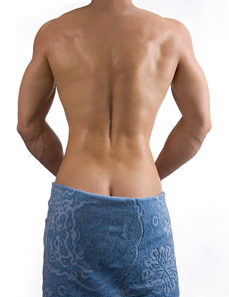 Nude back stock photo