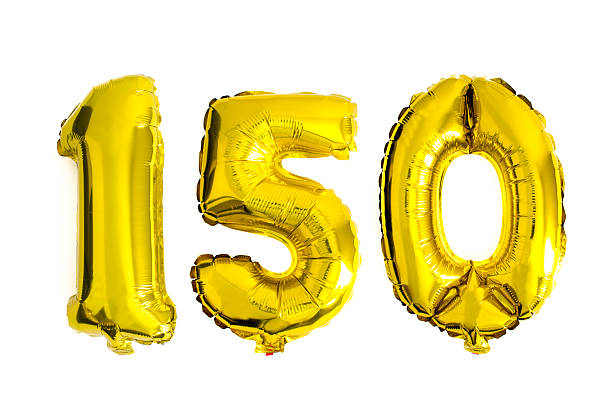 number-150-written-with-foil-balloons-pi