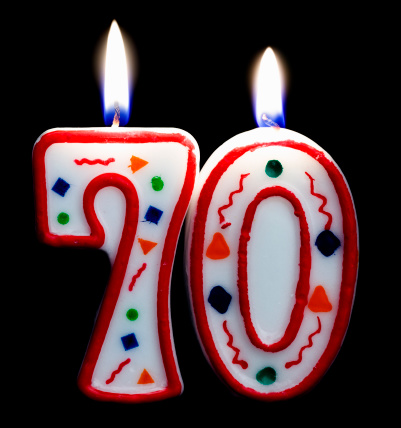 Number 70 Birthday Candle Stock Photo - Download Image Now - iStock
