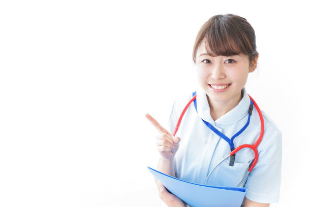 Nurse giving advice Nurse giving advice big smile emoji stock pictures, royalty-free photos & images