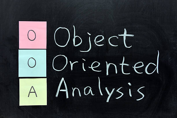 OOA, Object Oriented Analysis stock photo