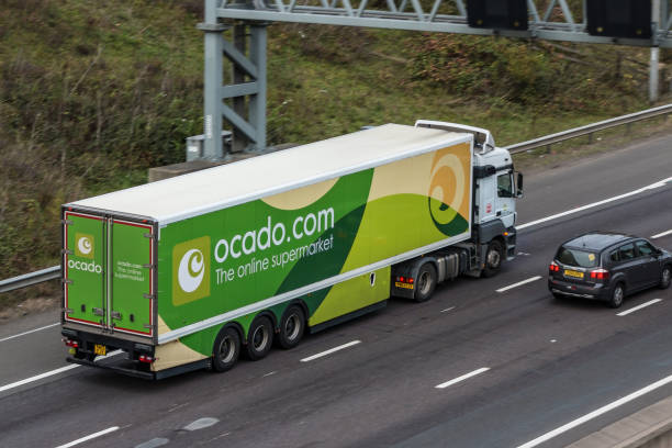 Ocado lorry London