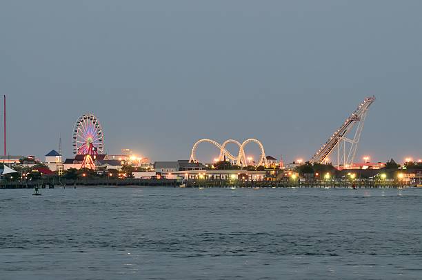 Ocean City Inlet Amusement Park stock photo