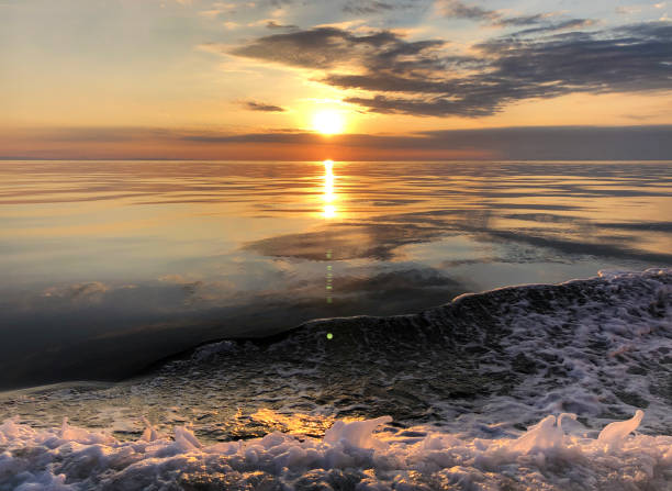 Ocean Sunset stock photo