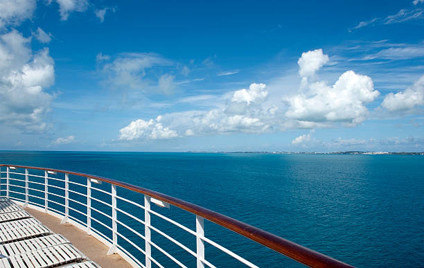Ocean View in Bermuda stock photo