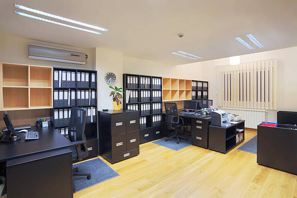 Office interior stock photo