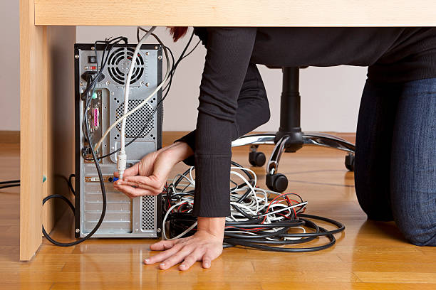 Office problems stock photo