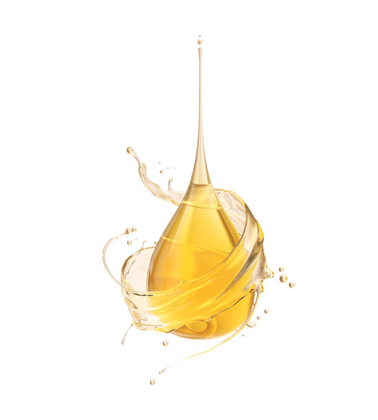 Oil drop isolated on white background. Oil drop isolated on white background, golden yellow liquid or Engine Lubricant oil 3d illustration. essential oil stock pictures, royalty-free photos & images
