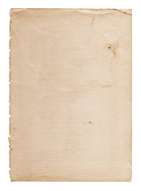 old and worn paper This high resolution worn paper stock photo is ideal for backgrounds, textures, prints, websites and any other distressed grunge style art image uses! folded photos stock pictures, royalty-free photos & images