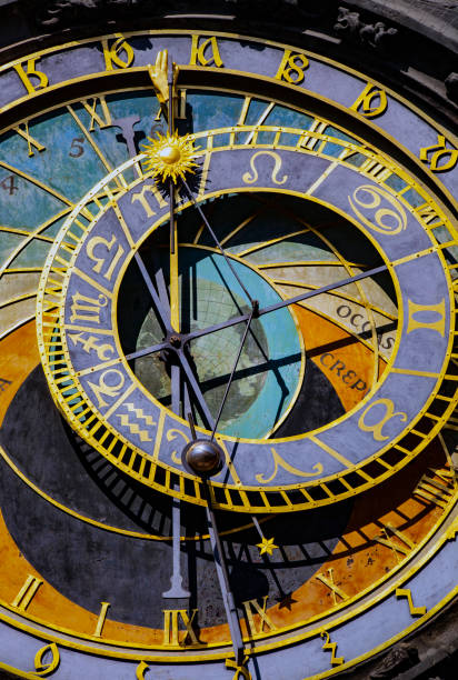 Old Astronomical clock in Prague Old Astronomical clock in Prague - Czech Republic prague art stock pictures, royalty-free photos & images