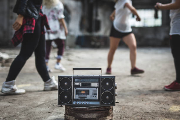 Old boombox  rapper stock pictures, royalty-free photos & images
