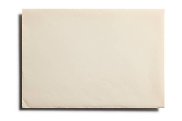 Old Envelope - Front stock photo
