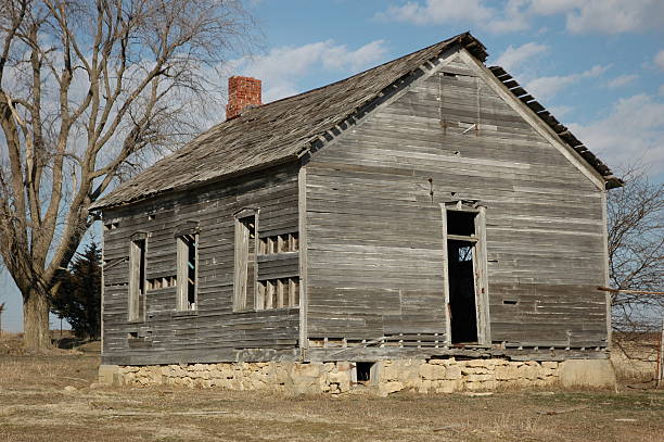 Old Farmhouse stock photo