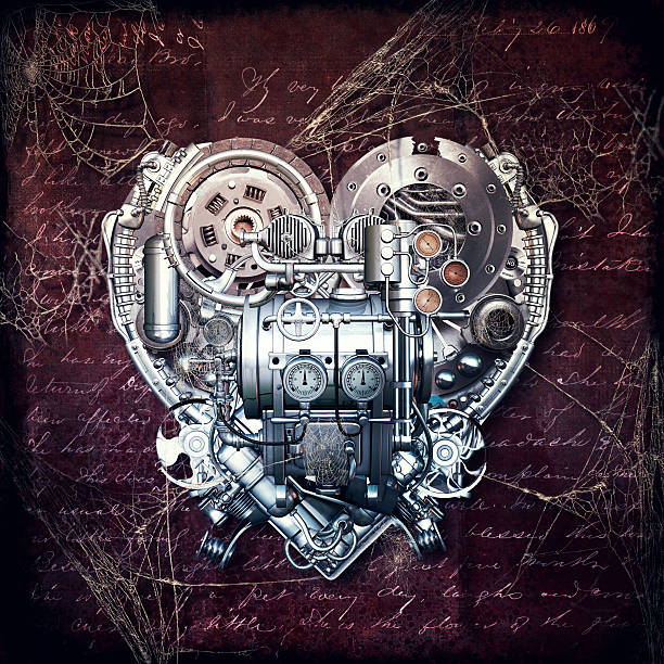 Old love does not rust, 3D illustration stock photo