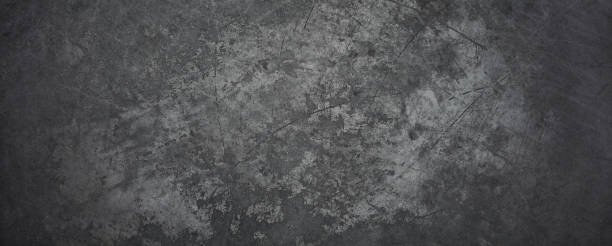 Old Metal Background - Texture Grunge Blackboard Scratched Vintage stock photo