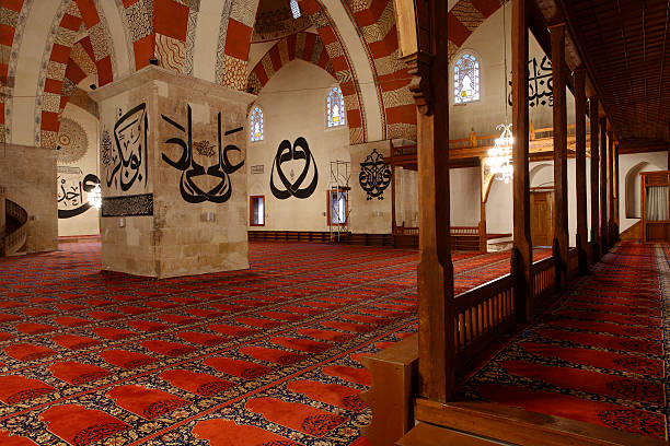 antica moschea edirne - kokcu foto e immagini stock