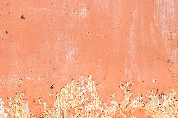 old orange wall texture detail and background stock photo