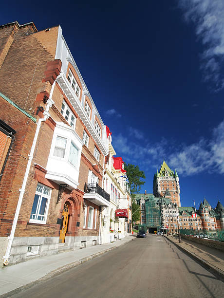 Old Quebec Landmarks  buzbuzzer quebec city stock pictures, royalty-free photos & images