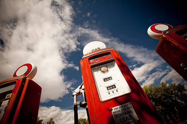 Old Gas Pump Backgrounds Stock Photos, Pictures & Royalty-Free Images