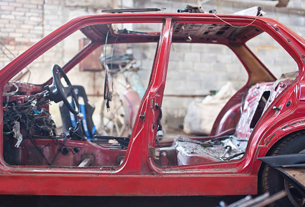 Old Rusty Car Without Doors Stock Photo More Pictures Of