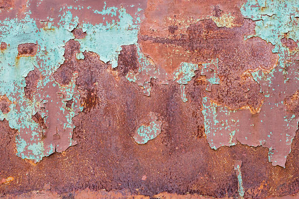 old rusty wall texture stock photo