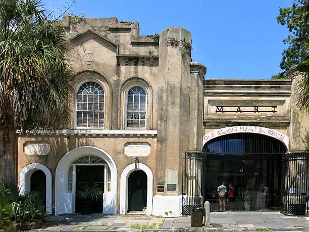 Old Slave Mart Museum, Charleston, South Carolina stock photo